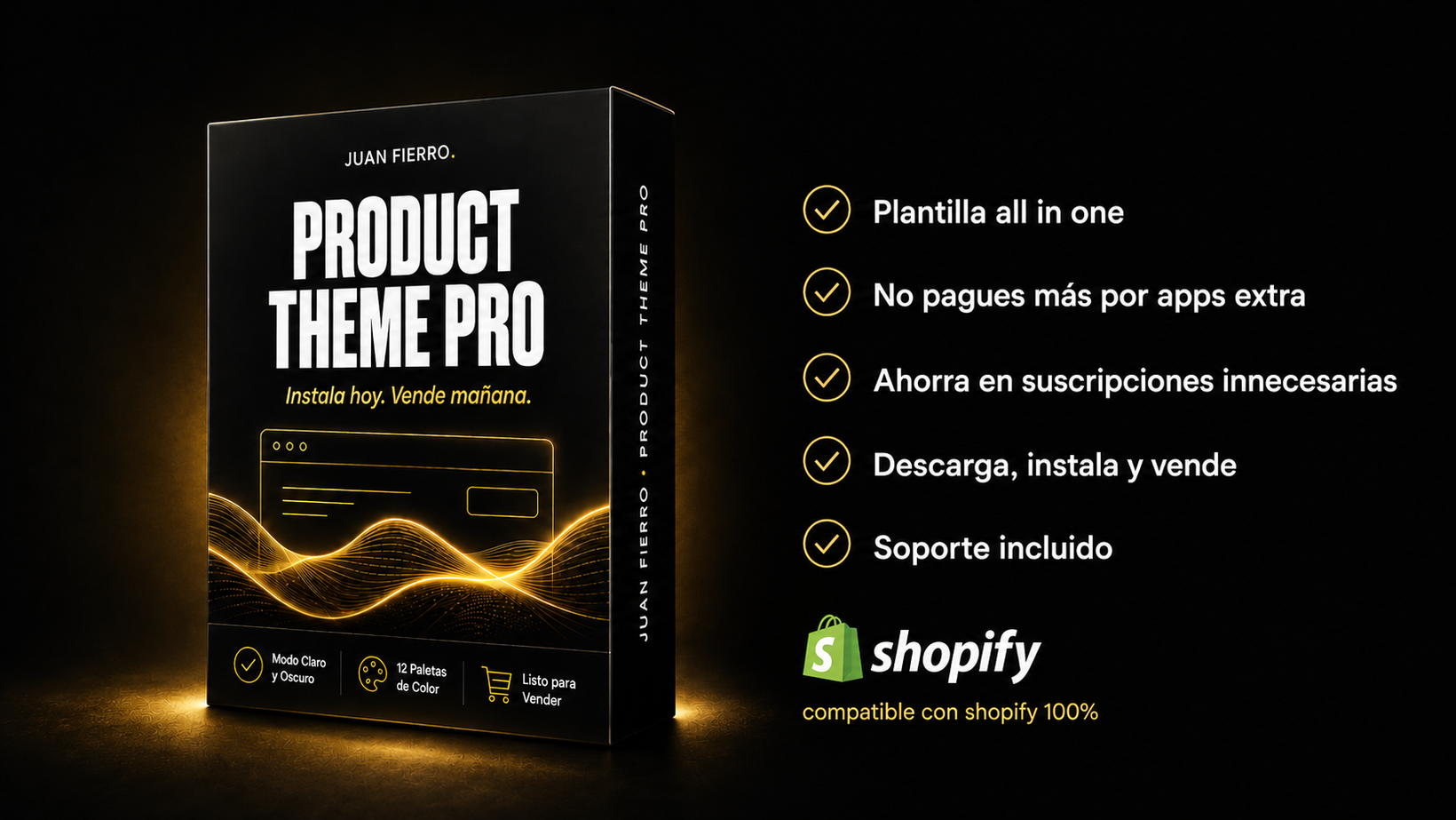 Tu tienda de Shopify lista para vender